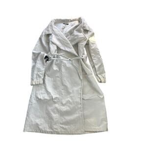 Lurdes Bergada Seafoam Green Notched Lapel and Belted Waist coat (small)